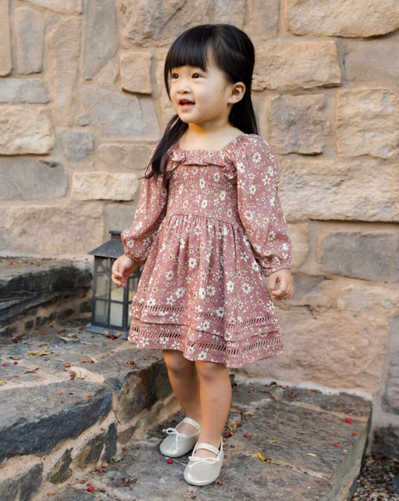 Noralee Elodie Dress - Rose Bloom