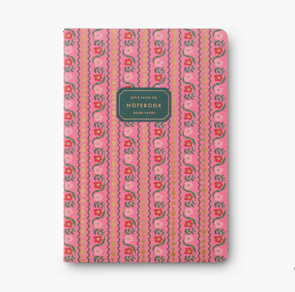 Rifle Paper Co. Assorted Set of 3 Dahlia Notebooks