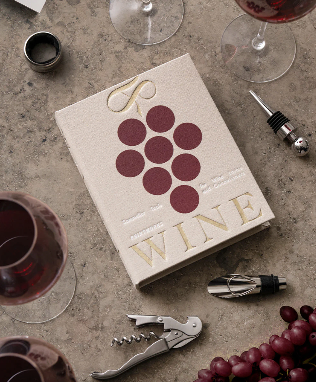 Printworks The Essentials Wine Tools - Beige