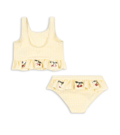 Konges Sløjd Etta Bikini - Banana Almond Check