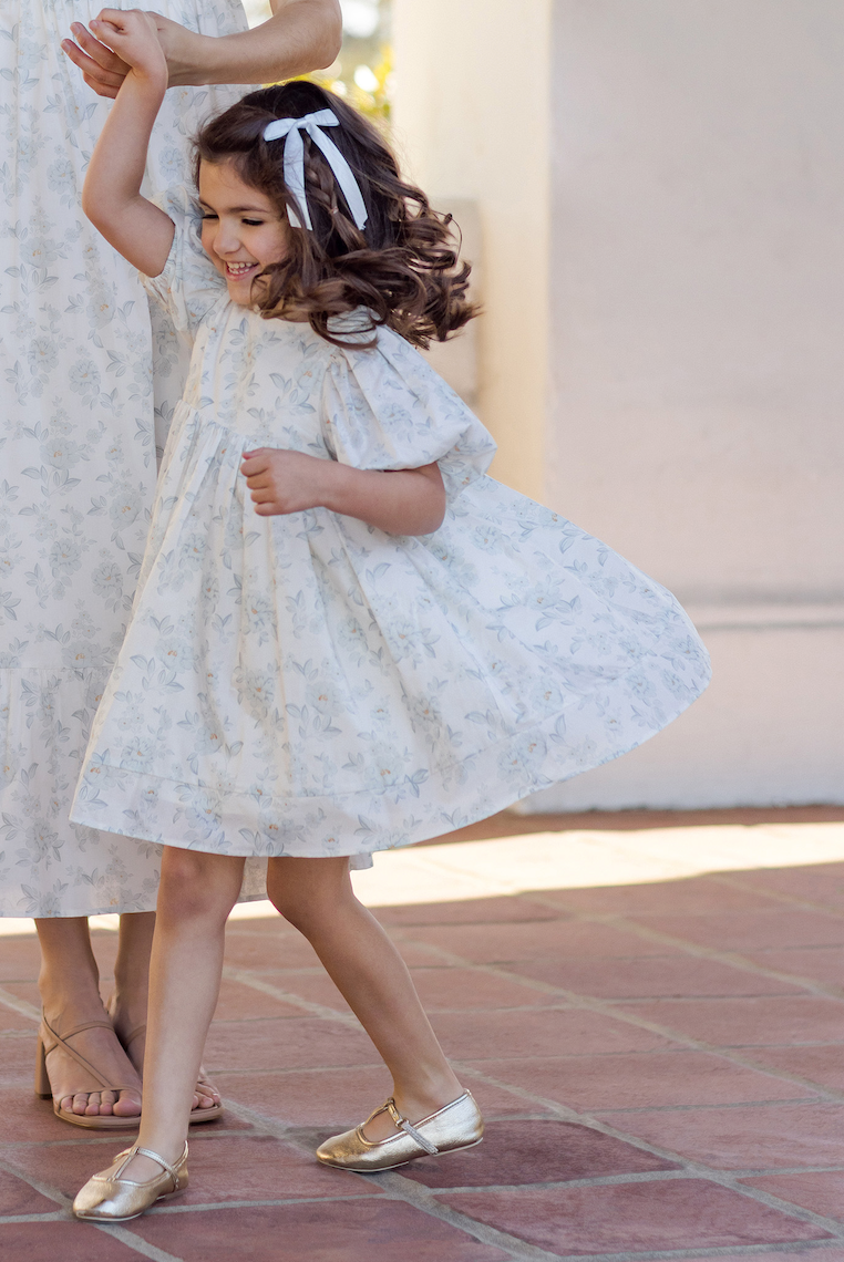 Noralee Luna Dress - Mist English Rose