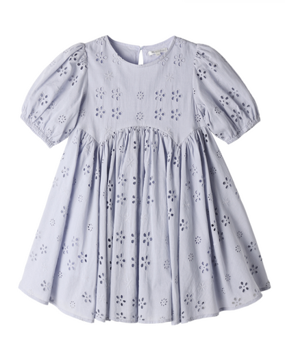 Rylee + Cru Rose Dress - Periwinkle
