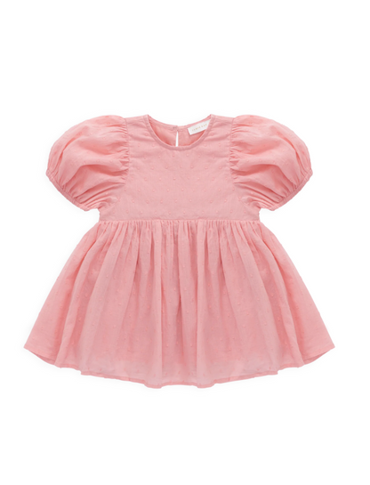 Jamie Kay Organic Cotton Frannie Dress - Swiss Pink