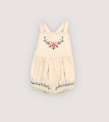 The New Society Narcise Baby Romper - Ecru