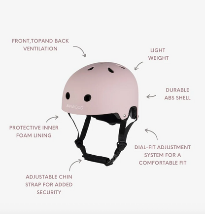 Banwood Helmet - Matte Dusty Pink
