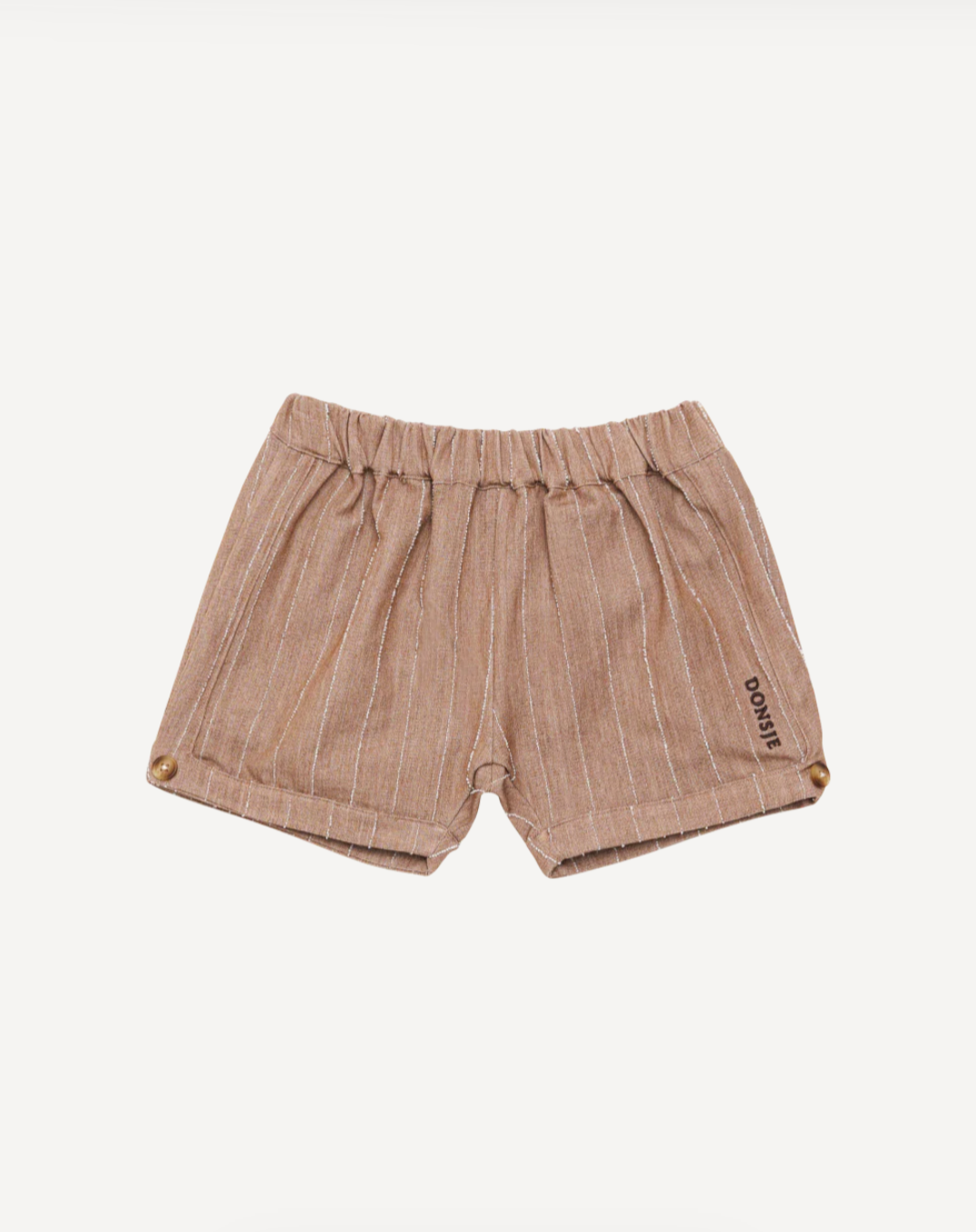 Donsje Dantien Shorts -Milk Chocolate Striped