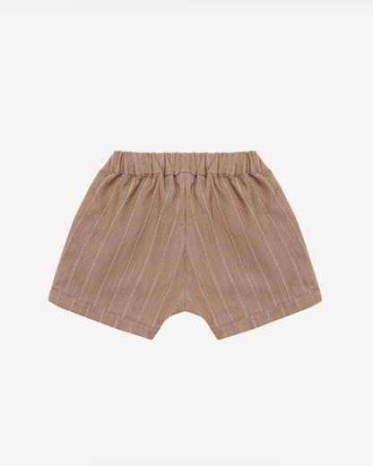 Donsje Dantien Shorts -Milk Chocolate Striped
