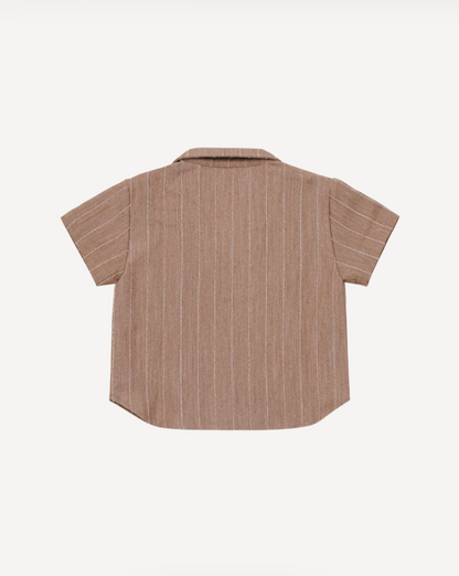 Donsje Lucian Shirt -Milk Chocolate Striped