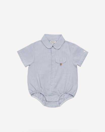 Donsje Clode Bodysuit - Ice Blue Melange