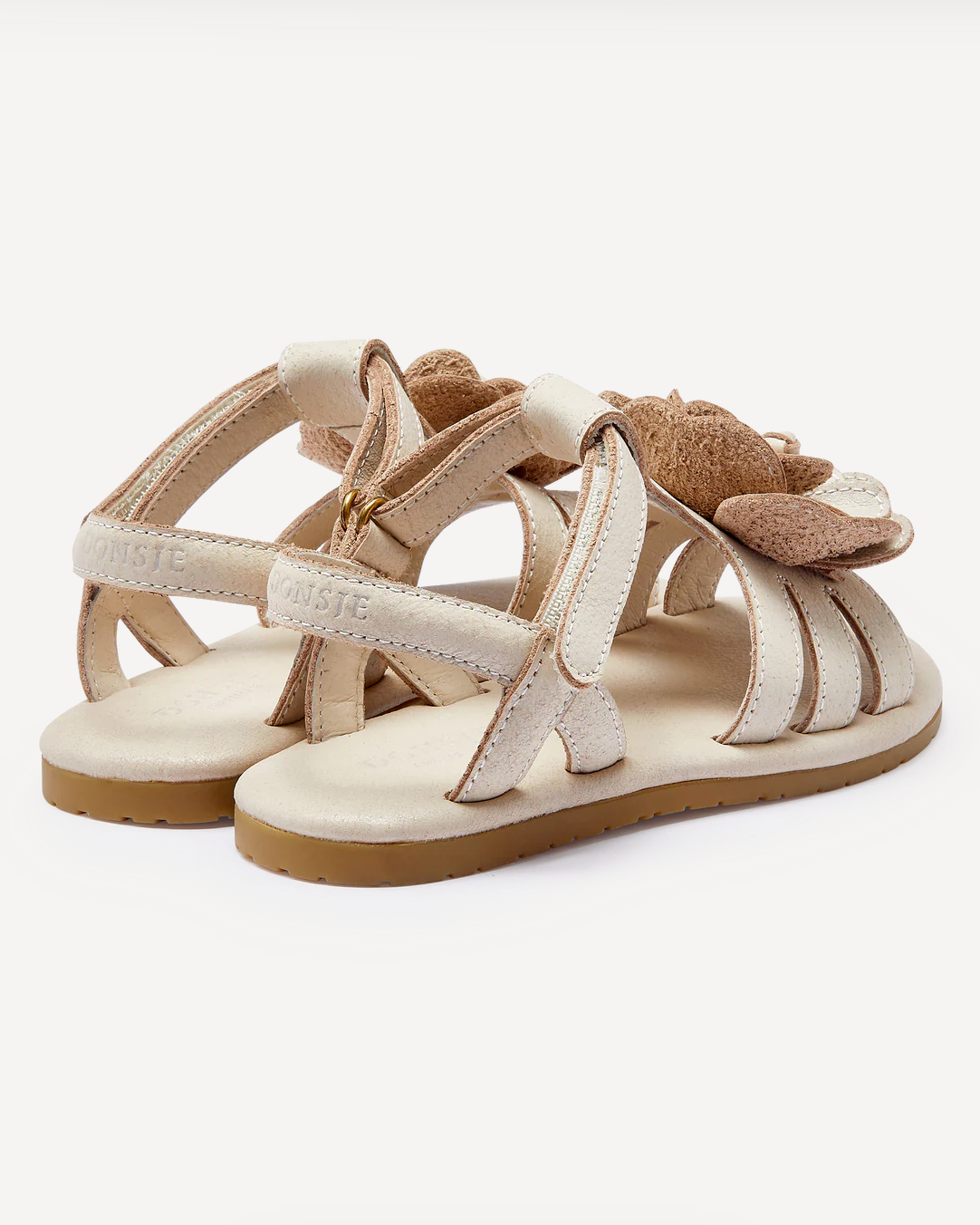 Donsje Iles Fields Sandals - White Buttercup / Cream Leather