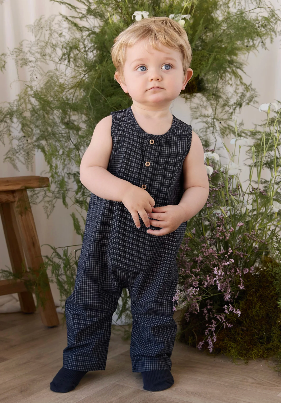 Jamie Kay Milo Jumpsuit - Eclipse Grid