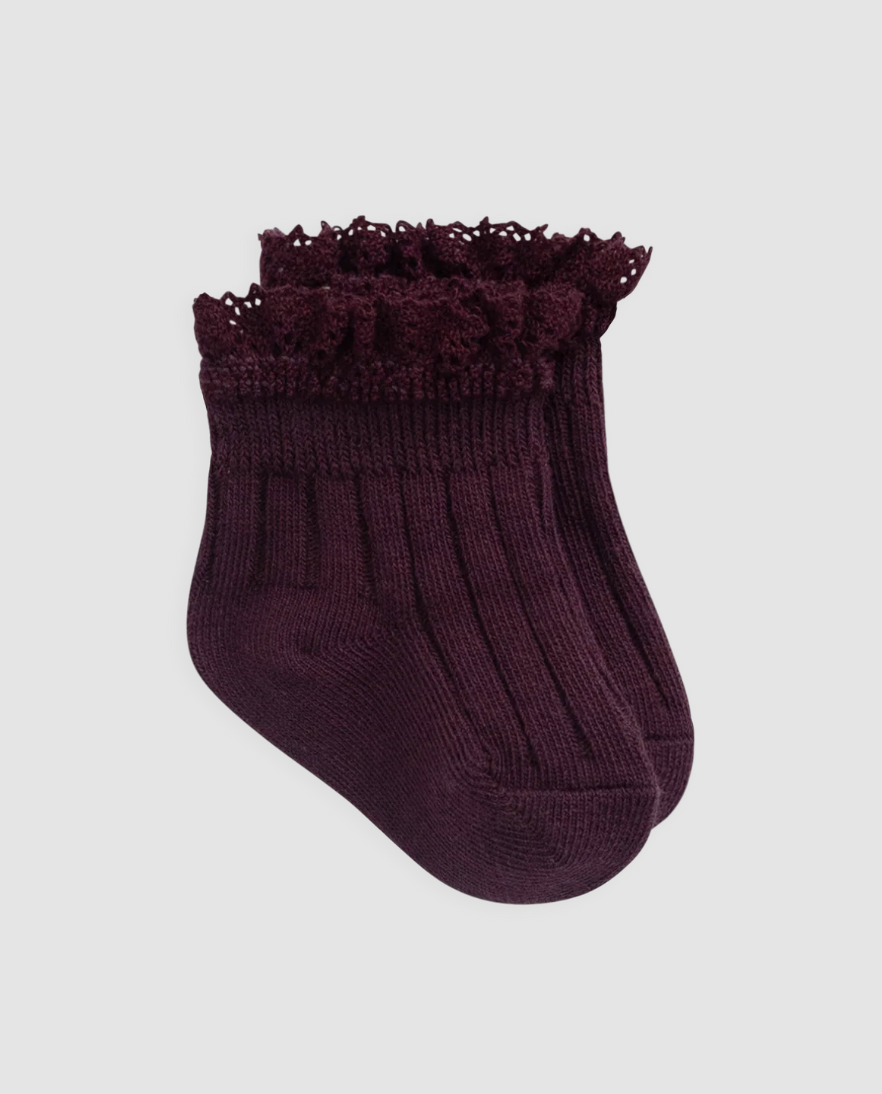 Jamie Kay Emily Ankle Sock - Fig