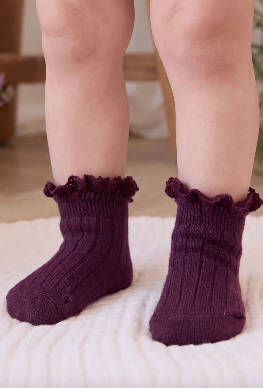 Jamie Kay Emily Ankle Sock - Fig