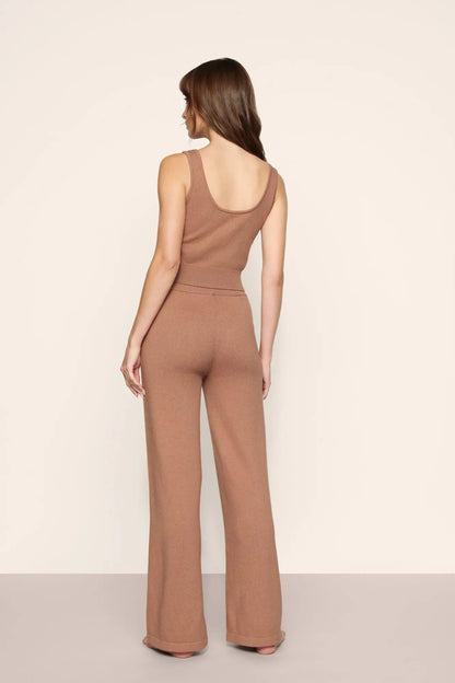 Eberjey Recycled Sweater Pant - Hazelnut