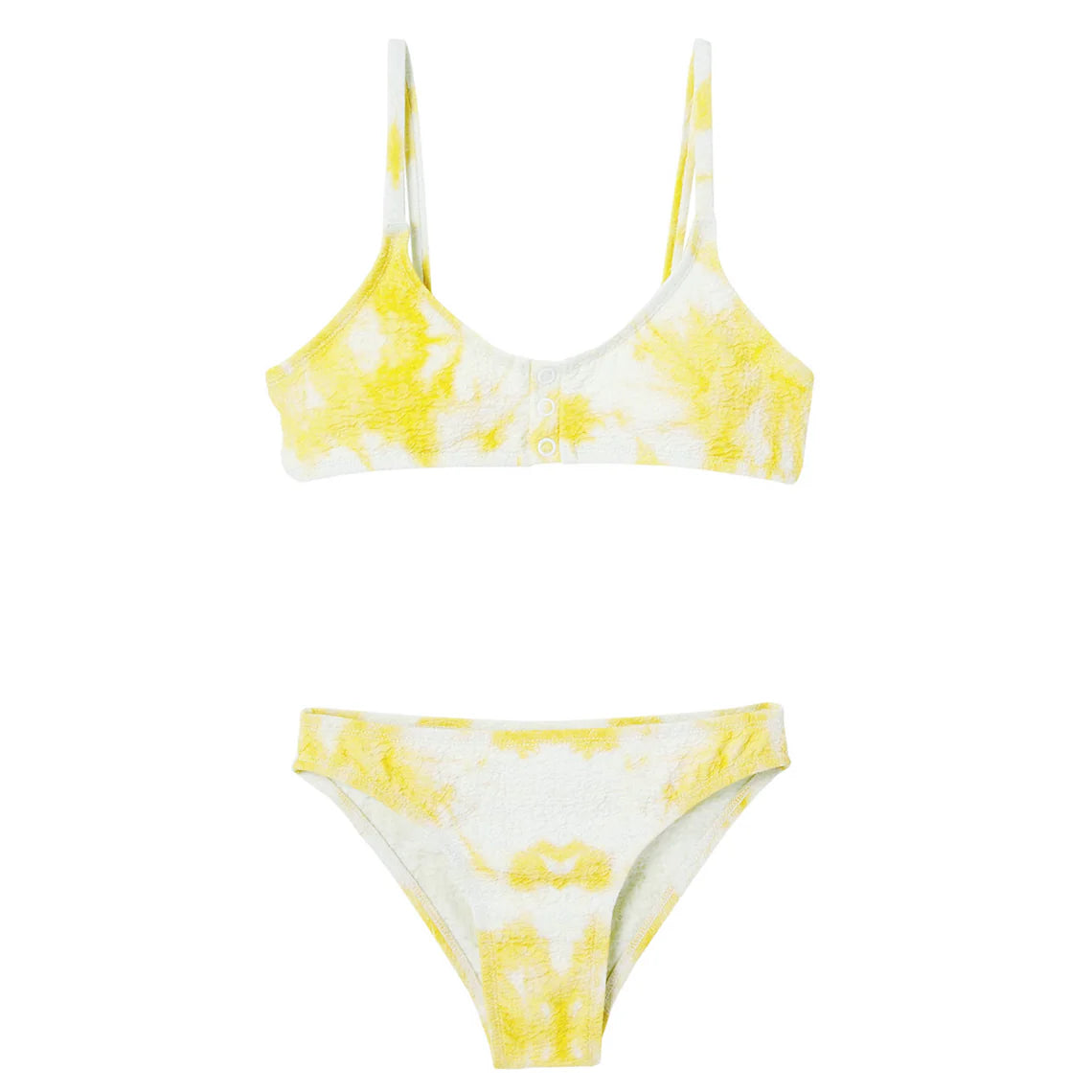 Lison Taha'a Two Pieces Swimsuit - Tye Dye Yellow