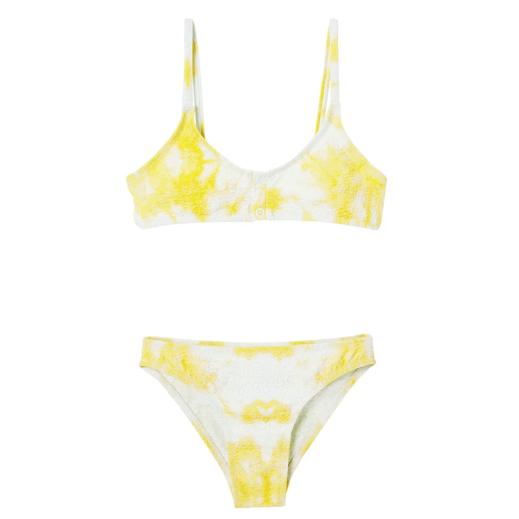 Lison Taha'a Two Pieces Swimsuit - Tye Dye Yellow