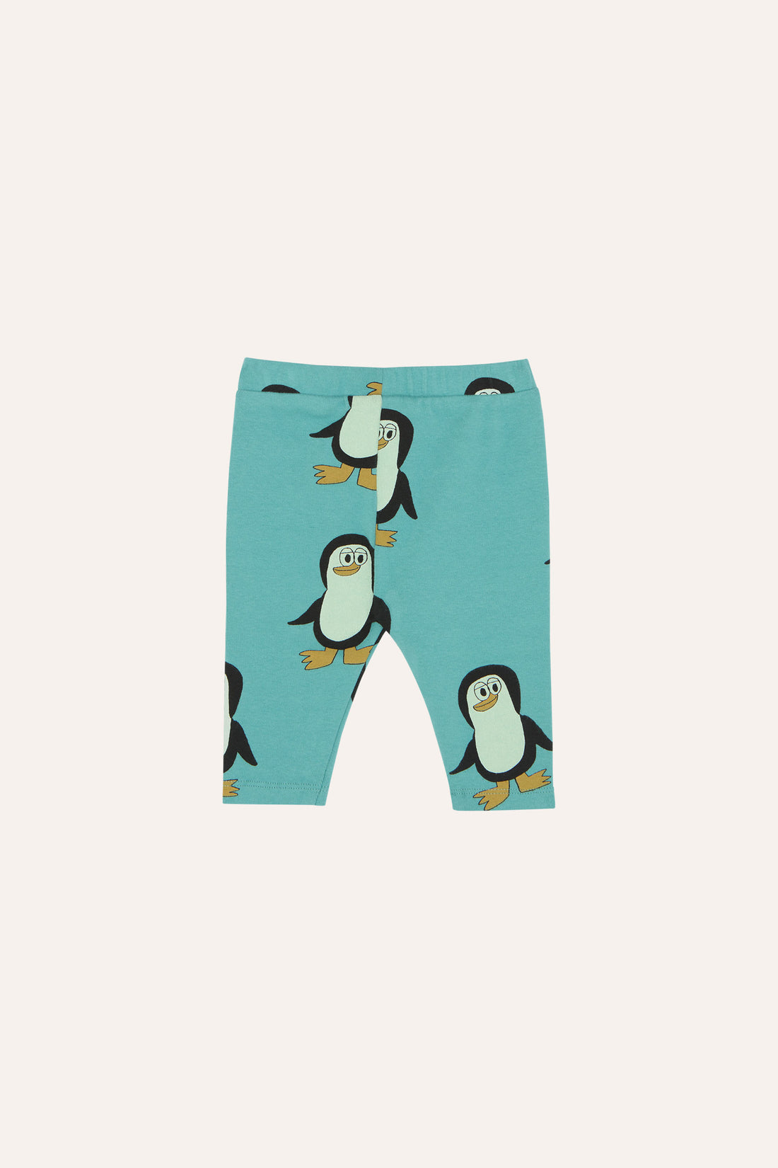 The Campamento Penguins All Over Baby Leggings - Light Blue