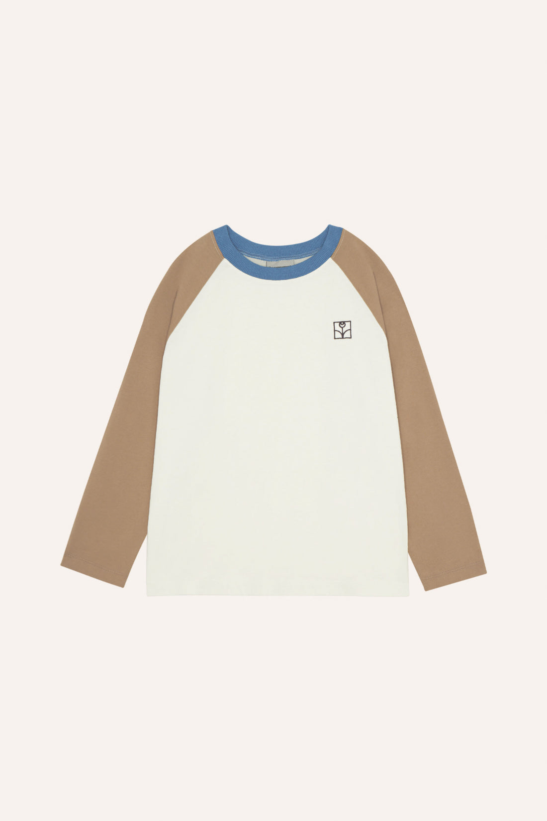 The Campamento Color Block Ecru T-shirt - Ecru