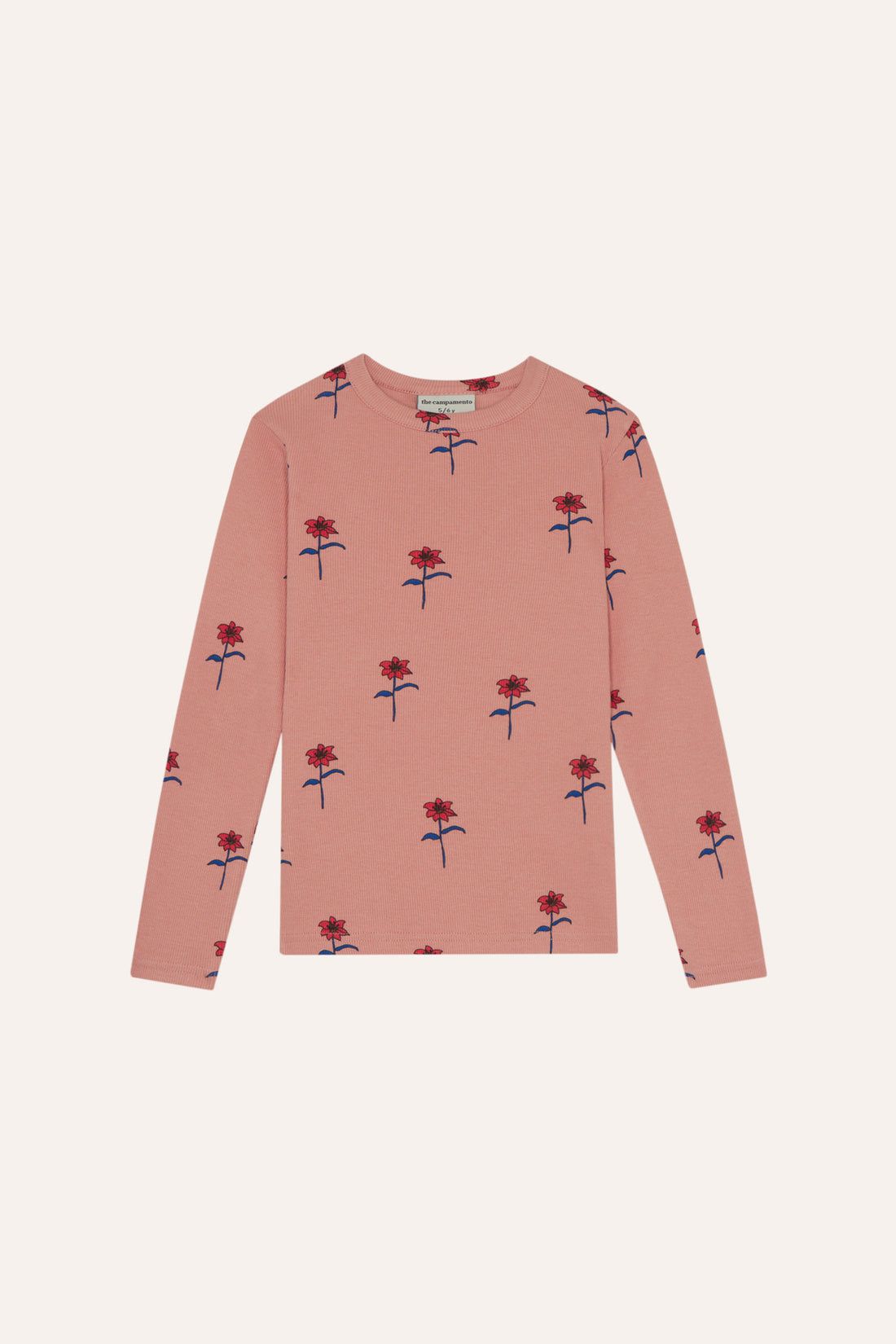 The Campamento Flowers Pink T-shirt - Pink