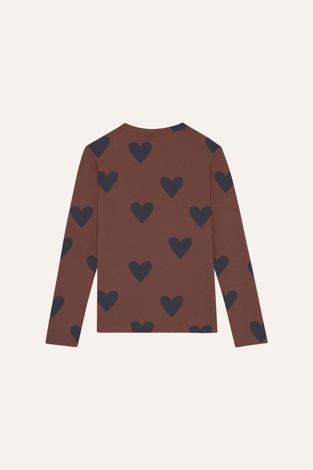The Campamento Hearts Brown T-shirt - Brown