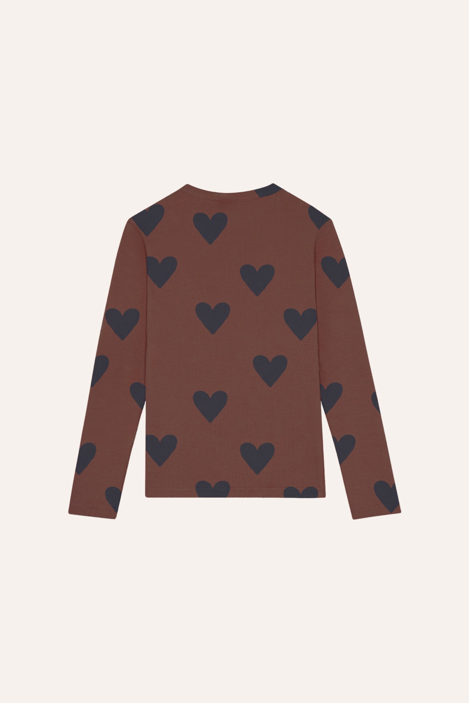 The Campamento Hearts Brown T-shirt - Brown