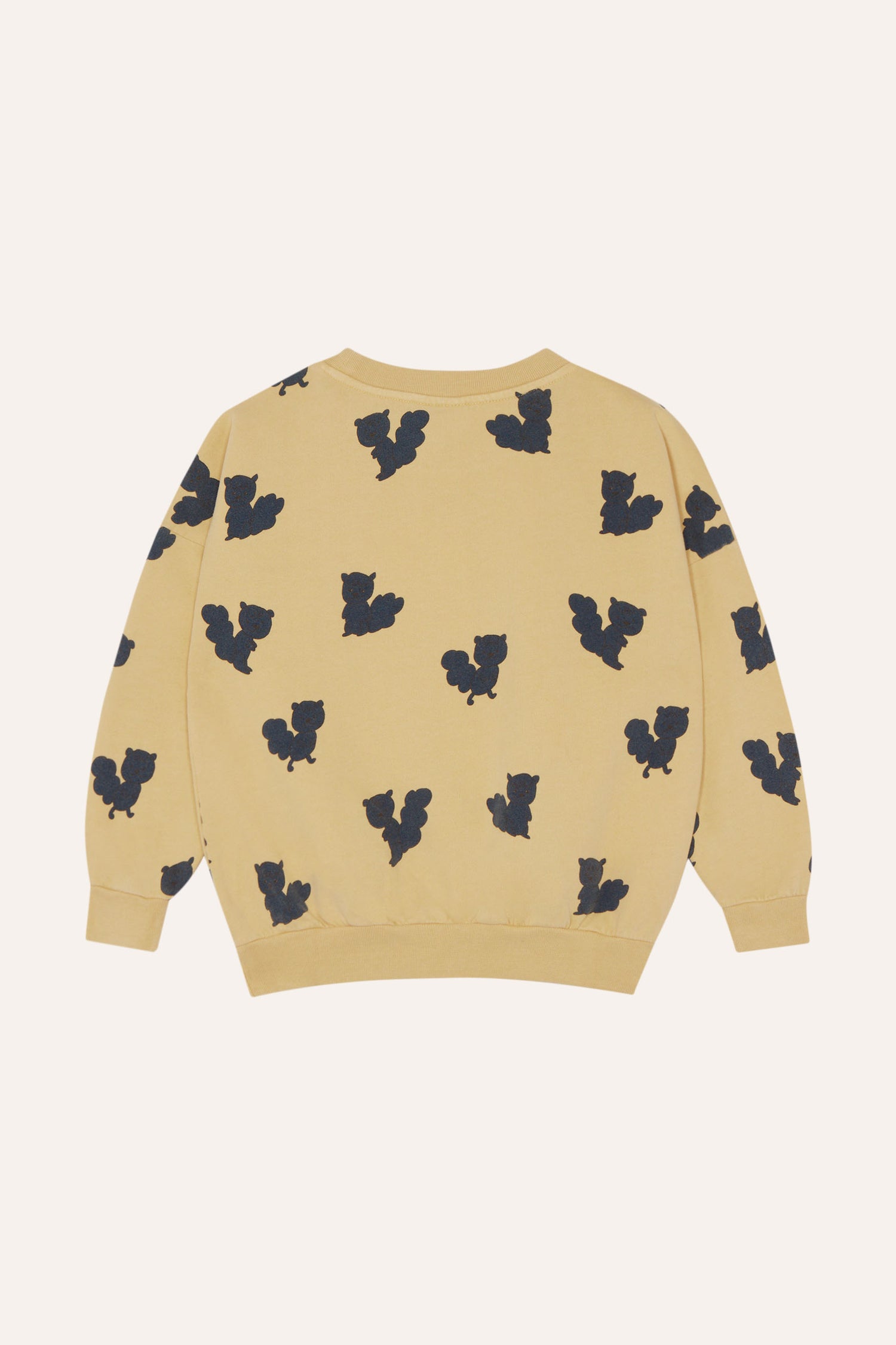 The Campamento Blue Squirrels Sweatshirt - Yellow