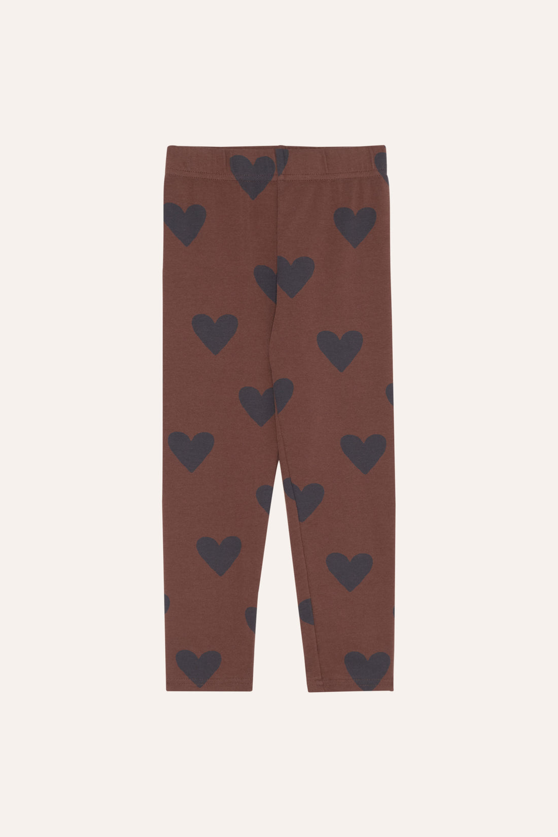The Campamento Hearts Brown Leggings - Brown