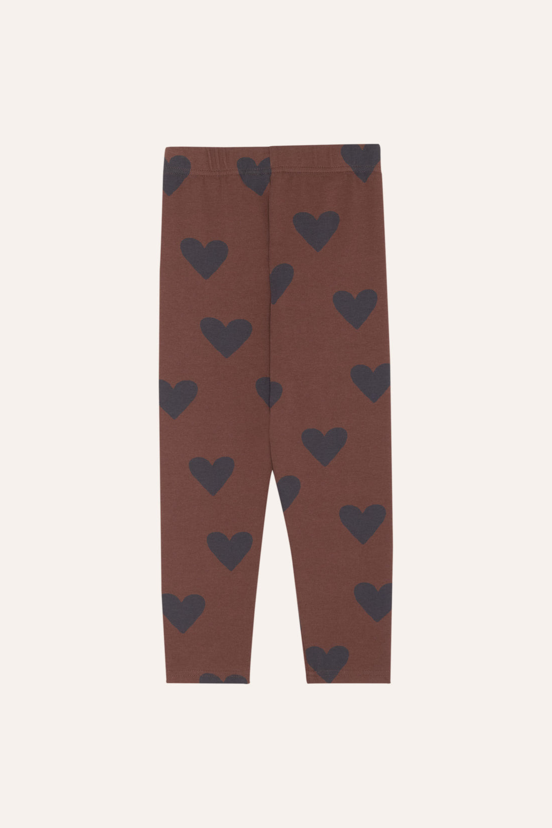 The Campamento Hearts Brown Leggings - Brown