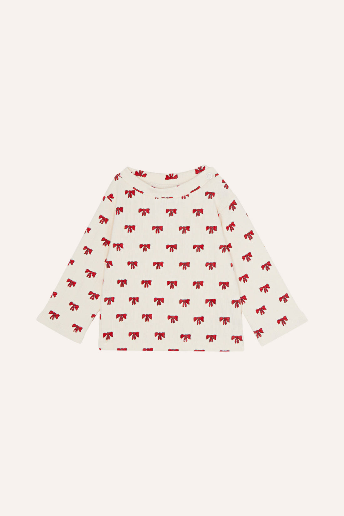 The Campamento Red Bows Baby T-shirt - Red Bows