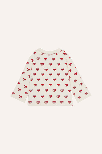 The Campamento Red Bows Baby T-shirt - Red Bows