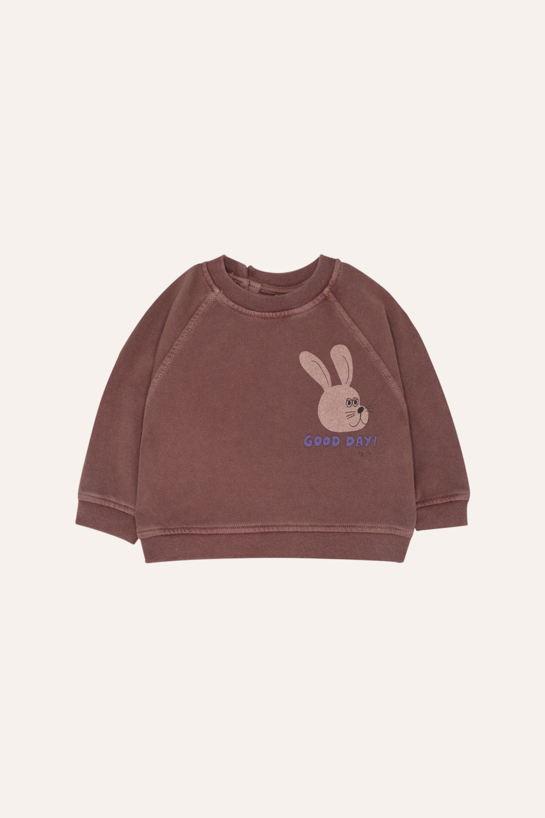 The Campamento Rabbit Brown Baby Sweatshirt - Brown