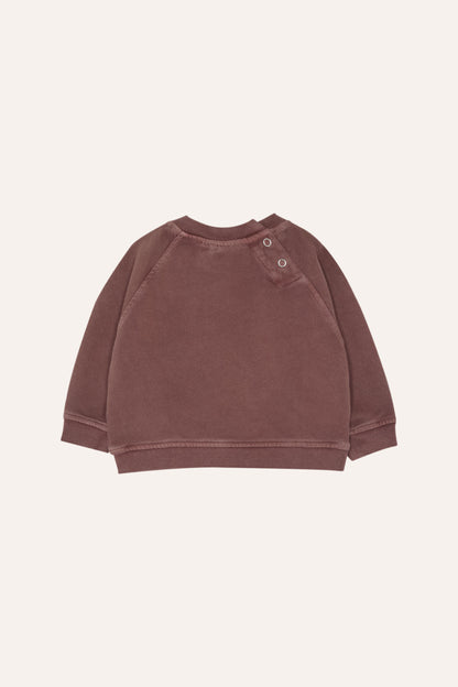 The Campamento Rabbit Brown Baby Sweatshirt - Brown