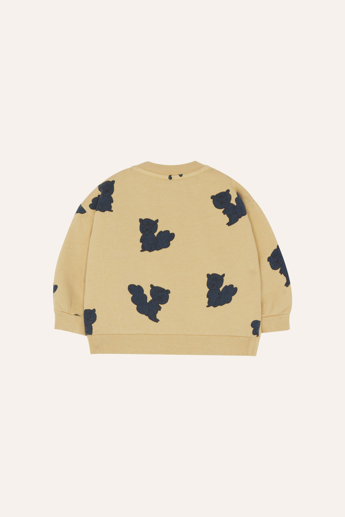 The Campamento Blue Squirrels Baby Sweatshirt - Yellow