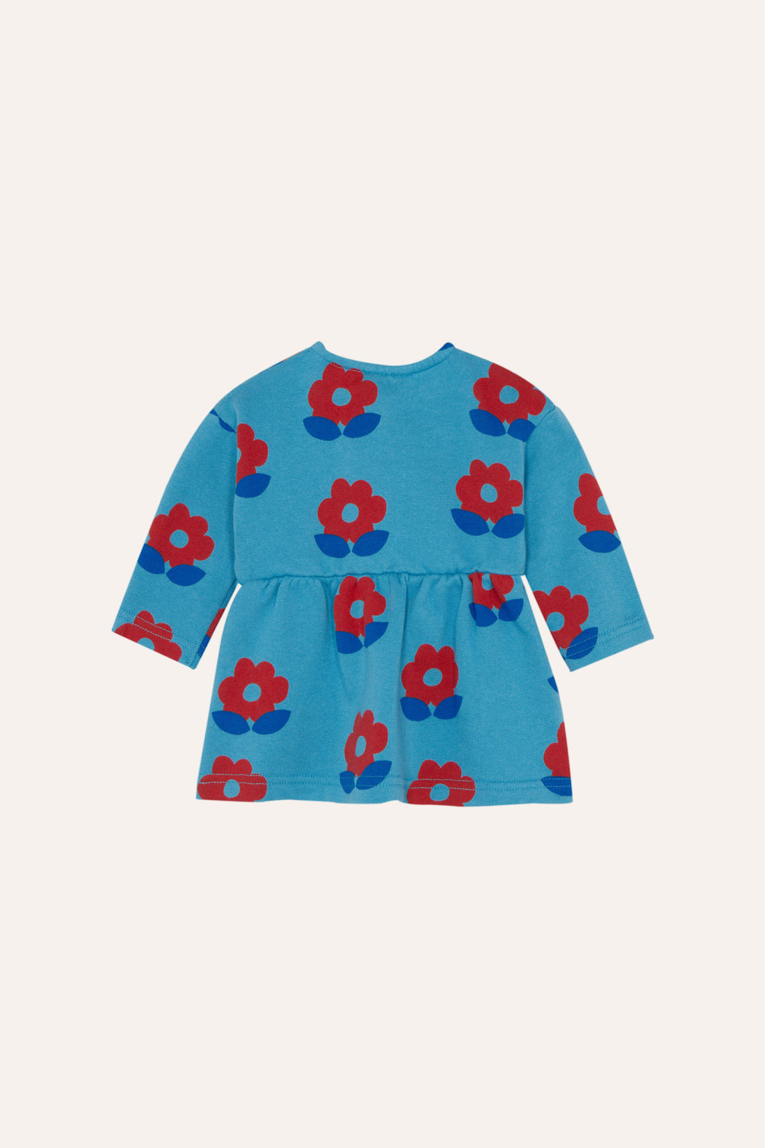 The Campamento Big Flowers Baby Dress - Blue