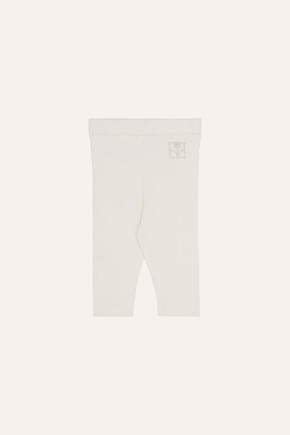 The Campamento Ecru Baby Leggings - Ecru