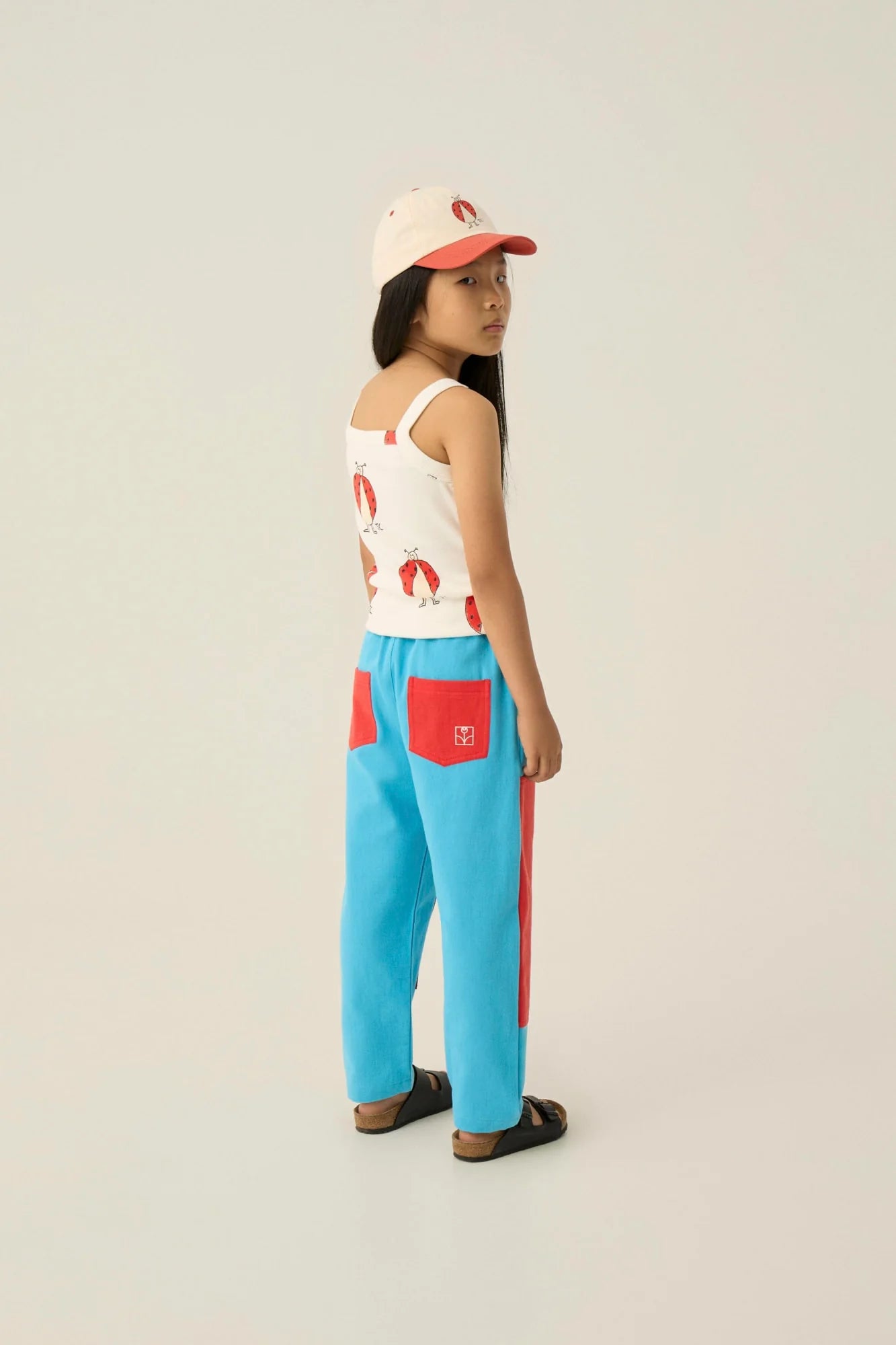 The Campamento Ladybug Allover Tank Top - Ecru