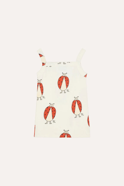 The Campamento Ladybug Allover Tank Top - Ecru