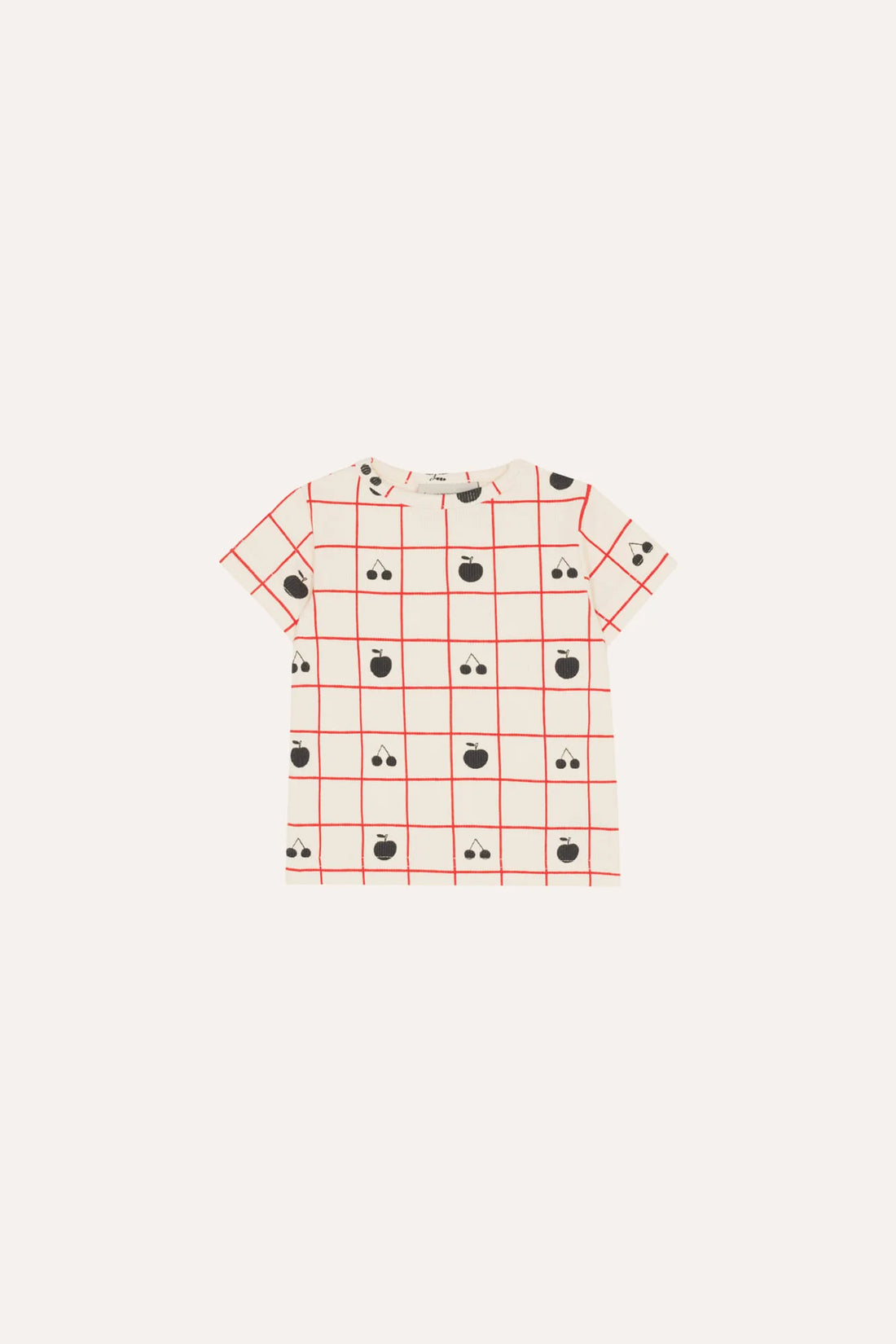 The Campamento Fruits Allover Baby T-shirt - Ecru