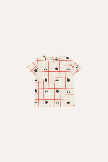 The Campamento Fruits Allover Baby T-shirt - Ecru