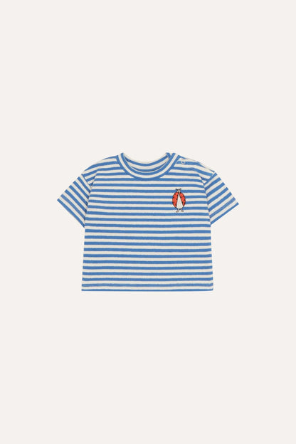 The Campamento Blue Stripes Baby T-shirt - Blue