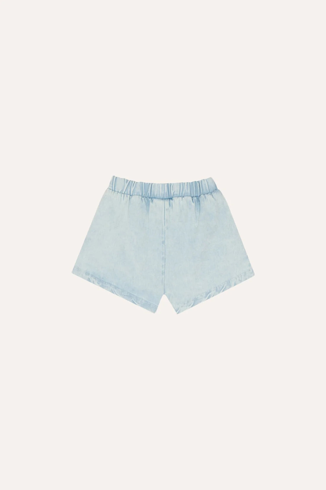 The Campamento Light Blue Denim Baby Short - Light Blue