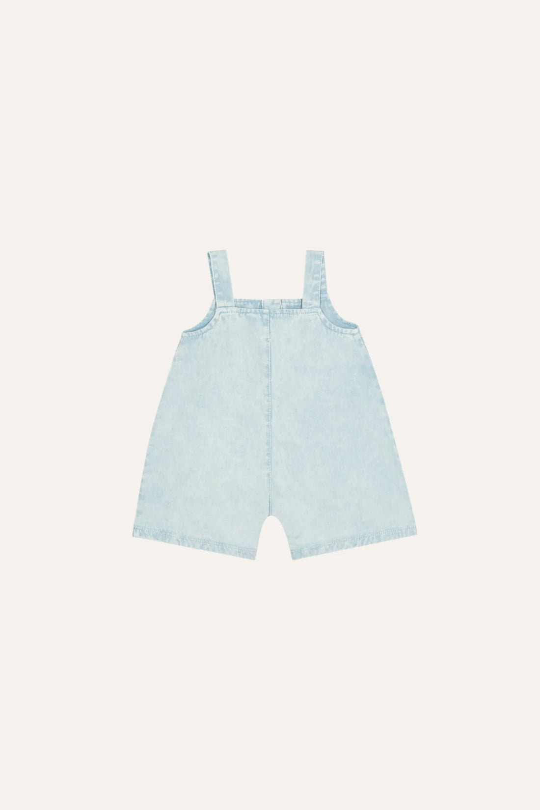 The Campamento Light Blue Denim Baby Dungaree - Light Blue