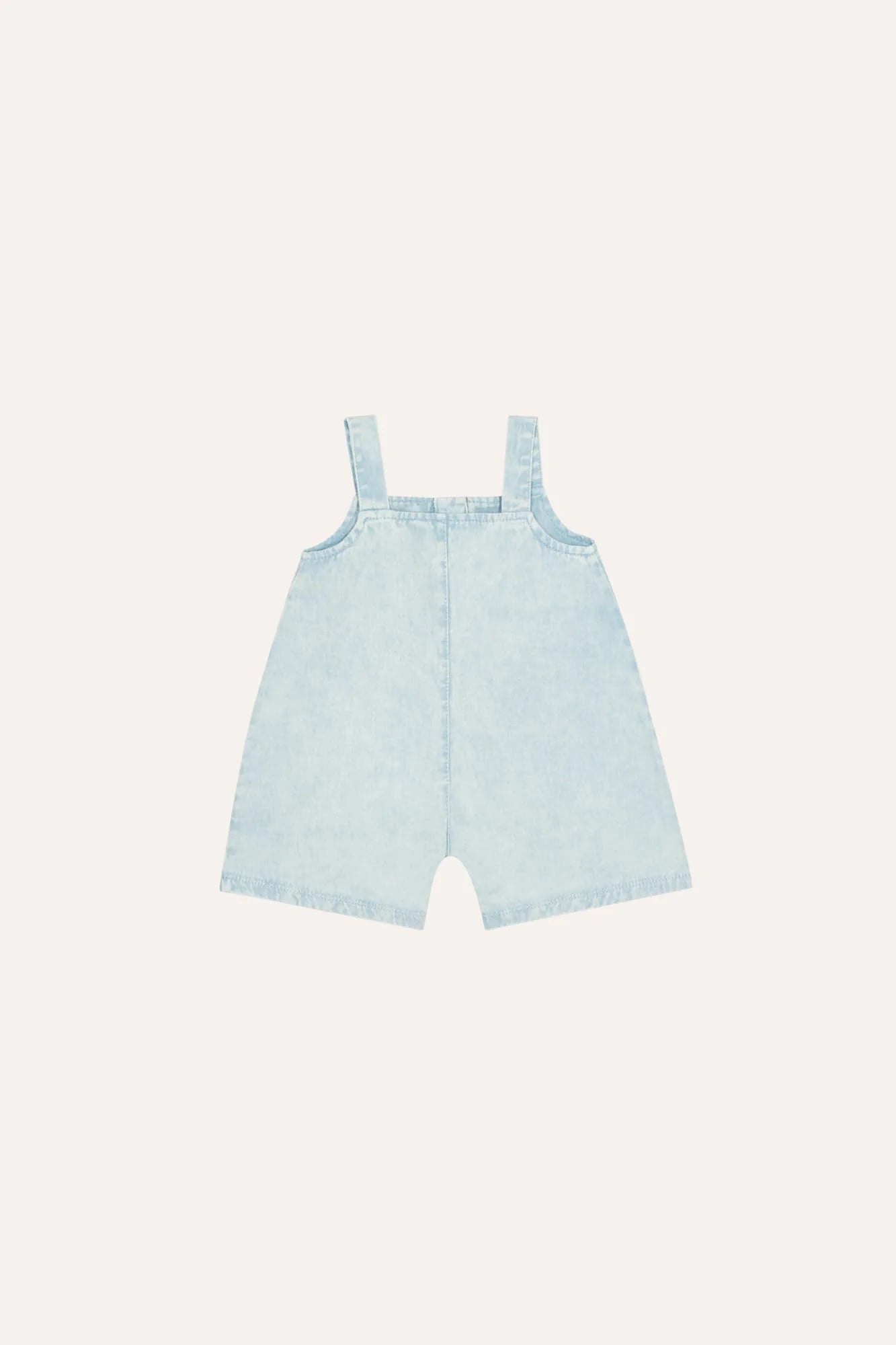 The Campamento Light Blue Denim Baby Dungaree - Light Blue