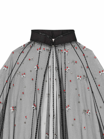 Tutu Du Monde Halloween Fangtastic Cape - Black