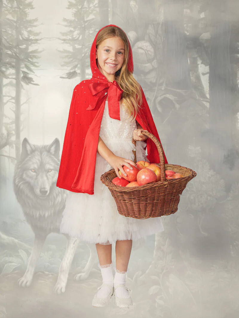 Tutu Du Monde Red Riding Hood Cape - Poison Apple