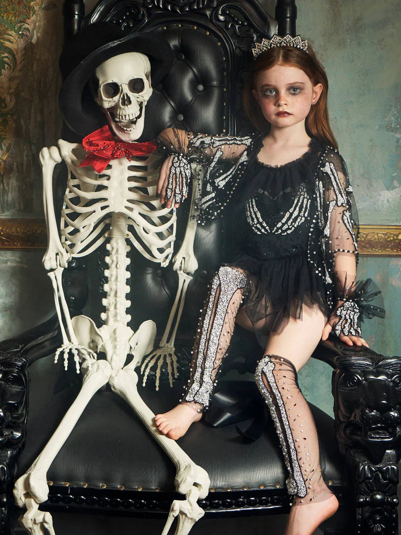 Tutu Du Monde Halloween Bone Appetit Leggings - Black