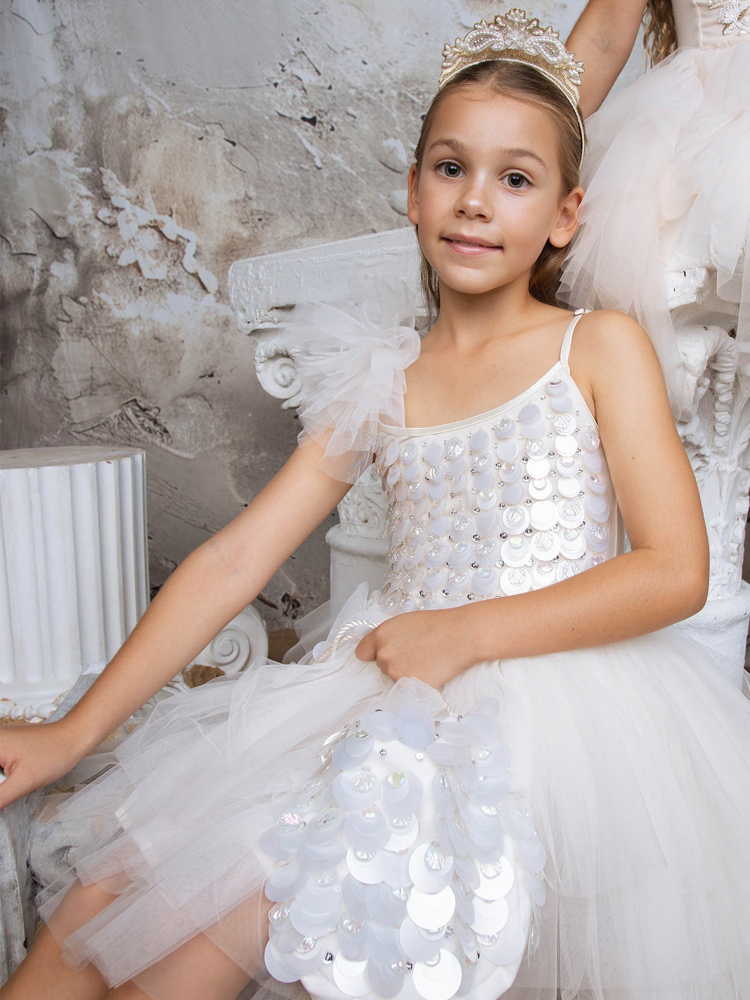 Tutu Du Monde Pearlescent Treasure Tutu Dress - Arctic Cotton