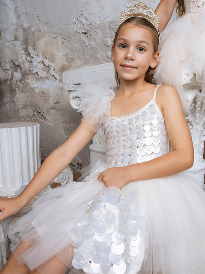 Tutu Du Monde Pearlescent Treasure Tutu Dress - Arctic Cotton