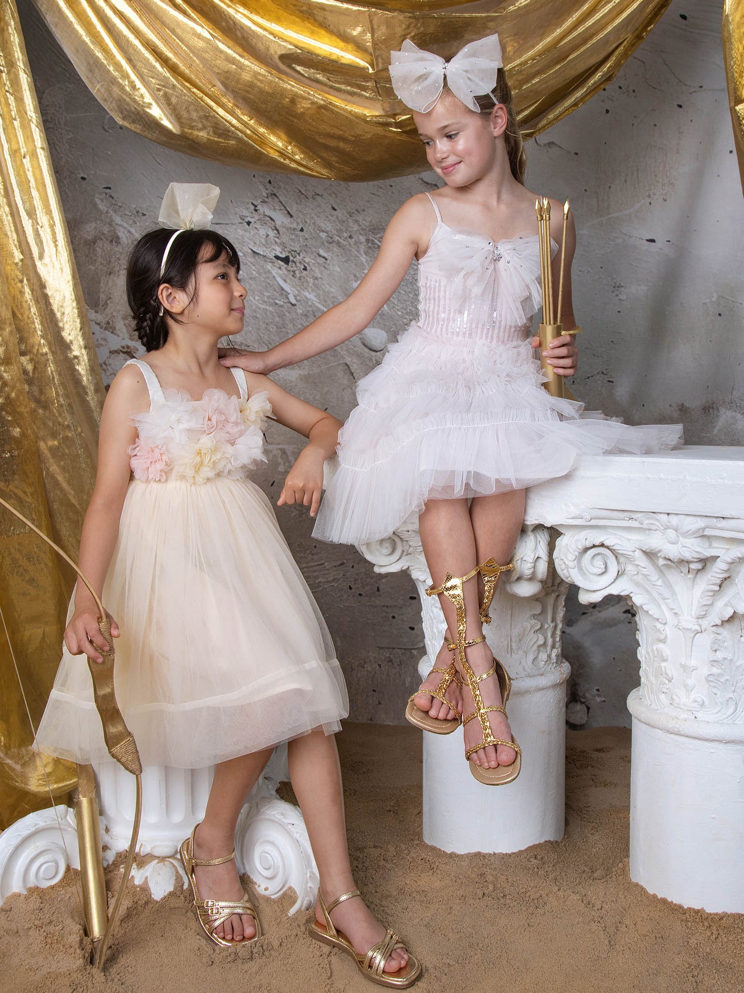 Tutu Du Monde Tide Blossom Tulle Dress - Daffodil