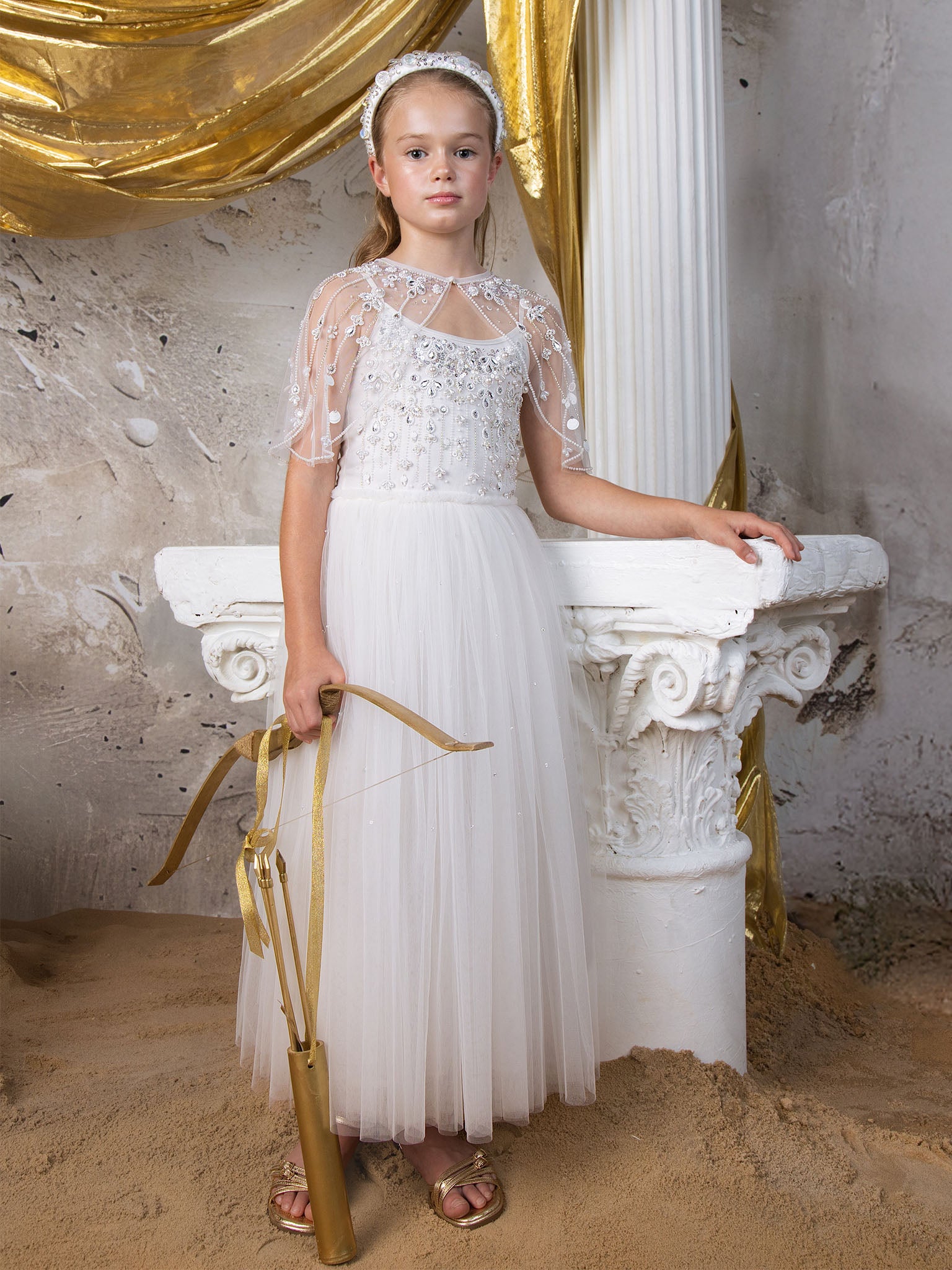 Tutu Du Monde Pearlescent Treasure Headband - Arctic Cotton